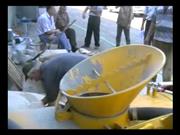 Production of a foam concrete